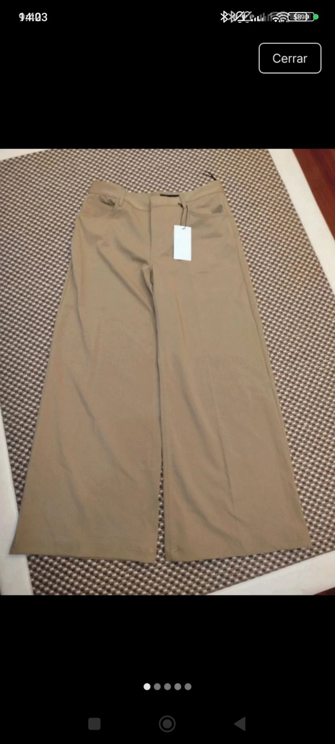 Pantalón zara t.xl
